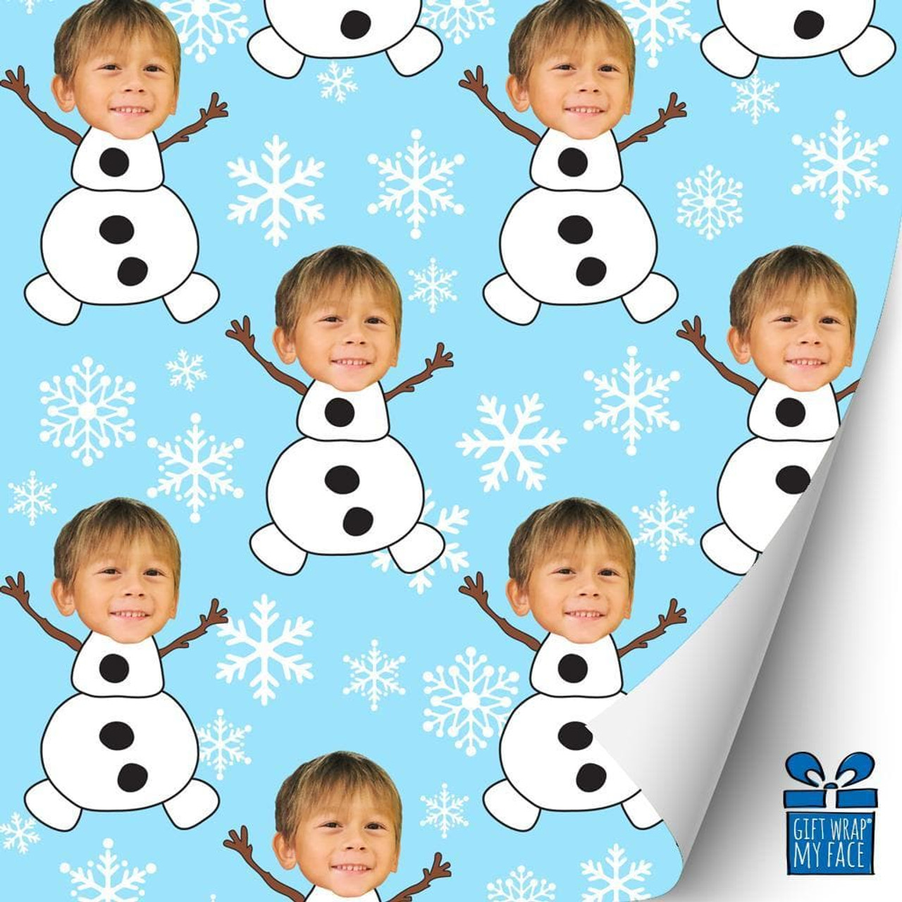 Snowman Party Christmas Gift Wrap Full Ream 833 ft x 24 in