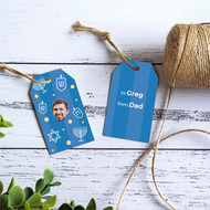 Blue Hanukkah Gift Tags Blue Hanukkah Gift Tags