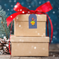 Selfie Ornament Gift Tags
