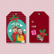 MISTLE-TOGETHER GIFT TAGS