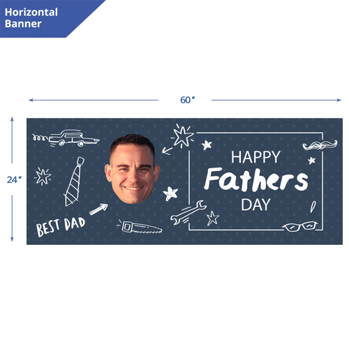 Best Dad Day Banner