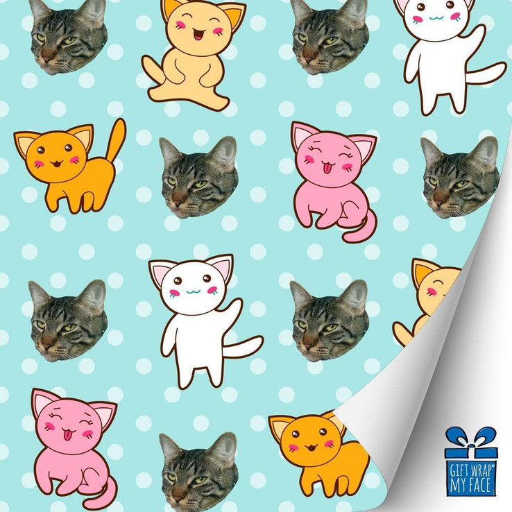 Happy Cat Gift Wrap