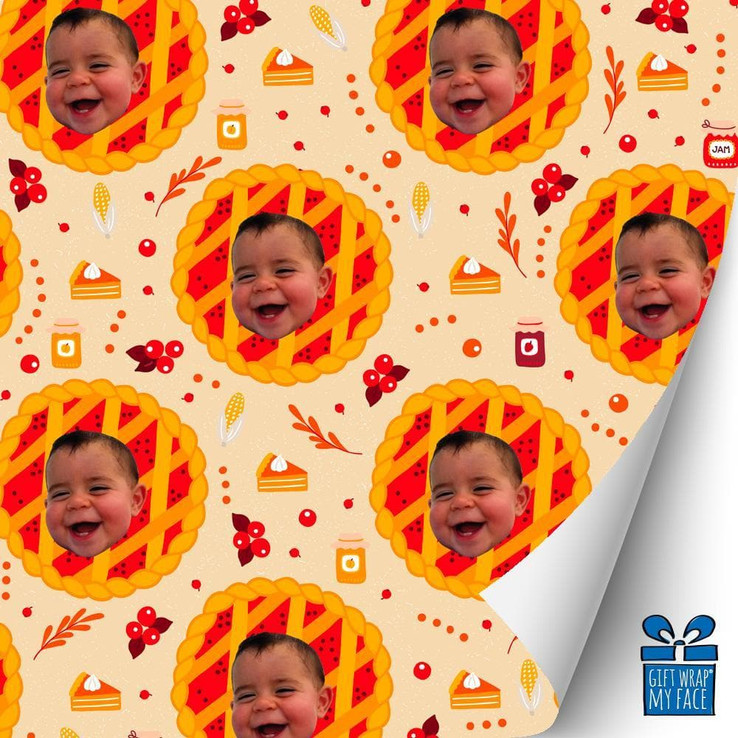 Pie Face Gift Wrap Pie Face Gift Wrap