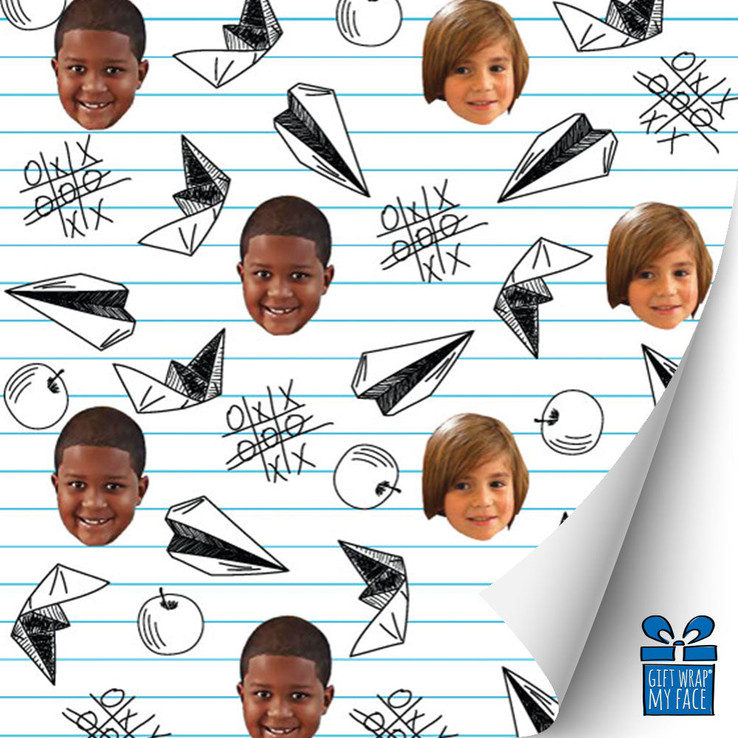 Back To School Gift Wrap Back To School Gift Wrap