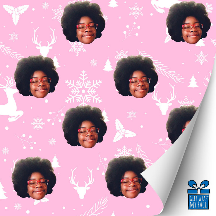 Pink Christmas Gift Wrap