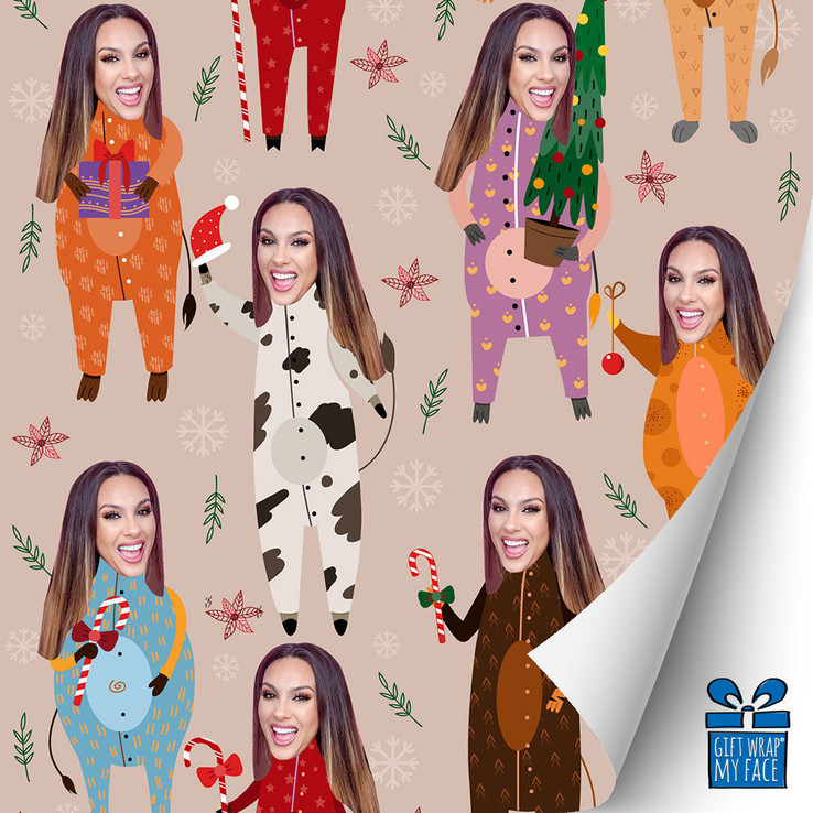 Christmas PJS Gift Wrap Christmas PJS Gift Wrap