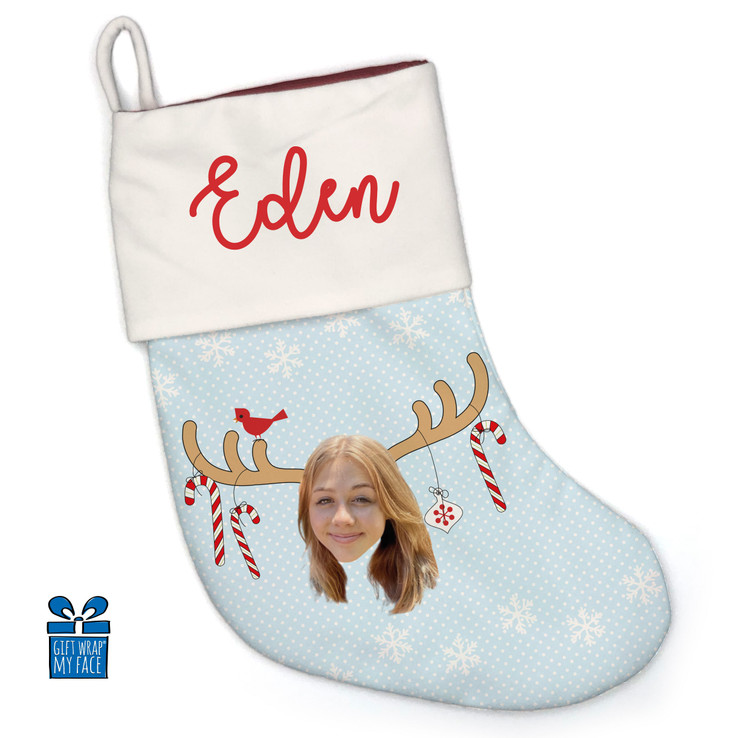 Reindeer Antlers Stocking