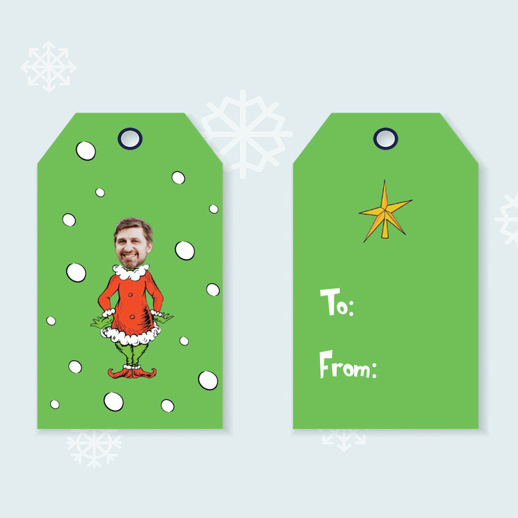 Who Stole the Grinch Gift Tags
