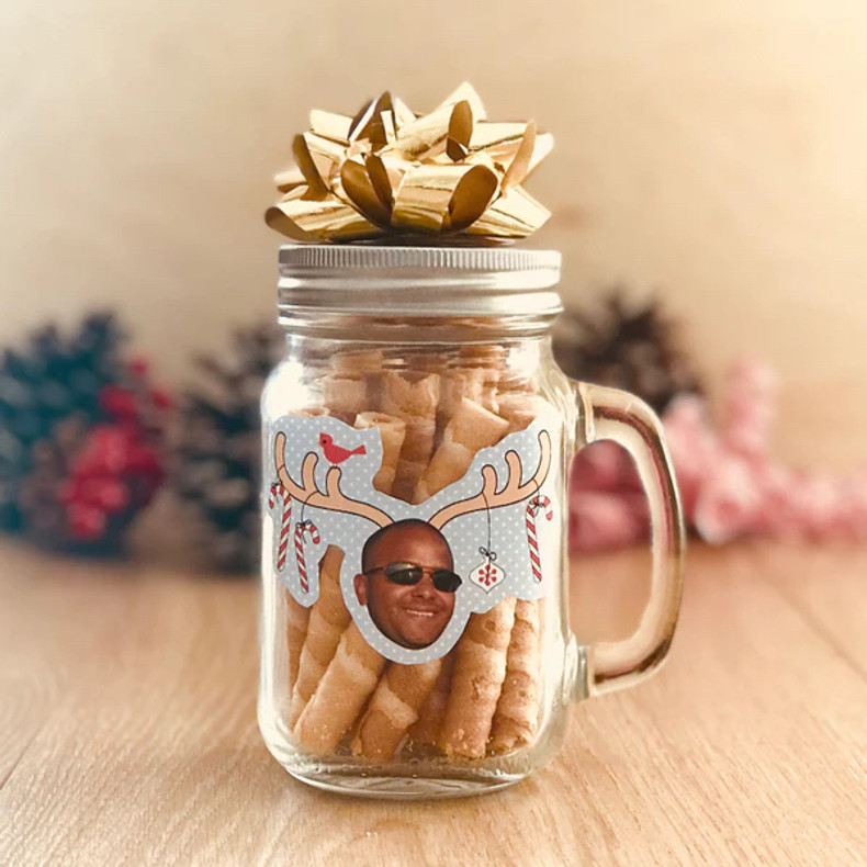 DIY Personalized Candy Jar – 12 Crafts of Christmas