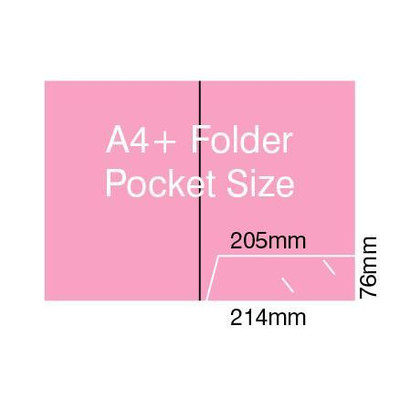 Inside Description and Size of A4 Presentation Folder with Glued Pocket. Inside Description and Size of A4 Presentation Folder with Glued Pocket.