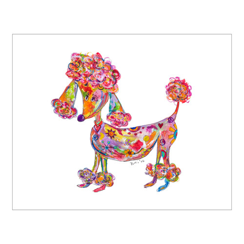 Whimsical Poodle