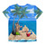 Macaboy's Beach Adventure Youth crew neck t-shirt