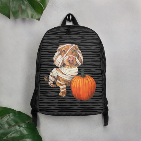 Macaboy Mummy Backpack - Rebecca Tiano - Artist & Creator of