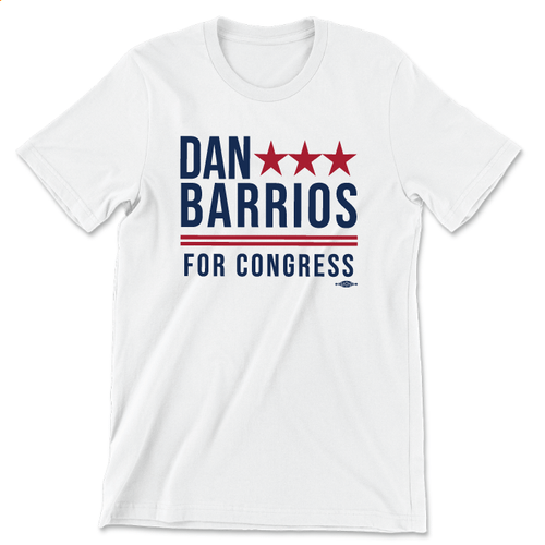 Dan Barrios (Unisex & Women's White Tee)