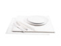 White Premium Dinner - 100% Organic Cotton (200 GSM) - 15.8" x 15.8" - 250 Units