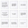 Quarantine Quotes - 100% Organic Cotton - 4.5” x 4.5” - 50 Units