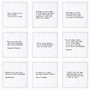 Marriage Quotes - White - 100% Organic Cotton - 4.5” x 4.5” - 50 Units