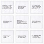 Relationship Quotes - White - 100% Organic Cotton - 4.5" x 4.5" - 1200 units per case - 50 units per pack