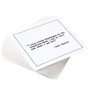 Champagne Quotes - White - 100% Organic Cotton - 4.5” x 4.5” - 50 Units