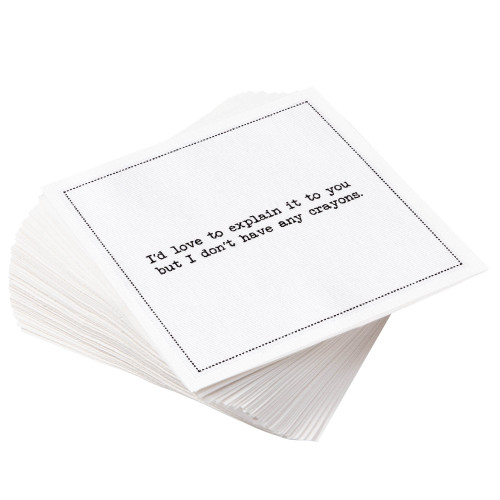 Subversive Quotes - 100% Organic Cotton - 4.5” x 4.5” - 50 Units