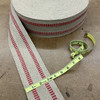 Traditional Jute Upholstery Webbing (RED) | HEAVY DUTY /3.5 inches wide | Sold By The Yard / Roll