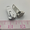 # 10 Single Pull Slides White Zipper