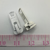 # 10 Single Pull Slides White Zipper