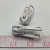 # 10 Double Pull Slides White Zipper