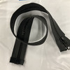 #10 Marine Zipper Black 24 Inches Long | Separating Zipper / Jacket Style | EXTRA HEAVY DUTY | Locking Pull Tab