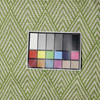 Lacefield Tahitian/Stitch Basil White Drapery & Curtain Fabric By The Yard