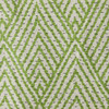 Lacefield Tahitian/Stitch Basil White Drapery & Curtain Fabric By The Yard