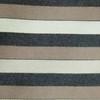 Three Shades of Brown 1/2" Stripe Upholstery Drapery Fabric By The Yard 54 Inch