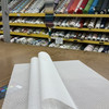 White Vinyl Mesh Fabric By The Yard 9x9grid