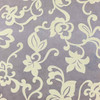 Cream Opaque Floral Pattern Sheer Drapery & Curtain Fabric By The Yard