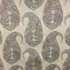 Mosaic Paisley In Natural Glazes Printed Drapery & Curtain Fabric By The Yard