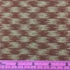 Cinnamon Brown Gold Abstract Check Upholstery Drapery Fabric By The Yard 54"W