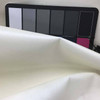 Cream White Faux Linen Weave Upholstery Vinyl Fabric By The Yard 54"W