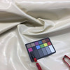 Glossy Off White Cream Upholstery / Craft Vinyl Fabric By The Yard 54"W