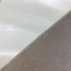 Glossy Off White Cream Upholstery / Craft Vinyl Fabric By The Yard 54"W