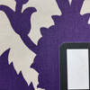 Duralee Fabric 20879-204 Amethyst Cotton Damask Drapery Fabric Ottoman Weave