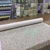 Duralee 42130-120 Tapue Cotton Twill Swirl Upholstery Fabric Brown & Cream