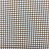 Gingham Fabric in Brown on Natural Upholstery & Curtain Fabric By The Yard