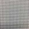 Gingham Fabric By the Yard in Gray on White Drapery / Light Upholstery Fabric