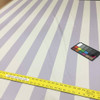 Lilac Purple & White Stripe 100% Wool Fabric | Carey Srtripe