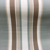 Tan & Sage Green Stripe 100% Wool Fabric | Designer Curtain