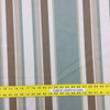 Tan & Sage Green Stripe 100% Wool Fabric | Designer Curtain