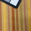 Yellow & Orange Chenille Stripe Upholstery  Soft  Durable Upholstery Fabric
