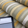 Olive Green Chenille Stripe Upholstery Curtain | Soft  Durable Upholstery Fabric