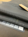 BLACK Vinyl Mesh Fabric By The Yard 9x9grid