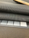 BLACK Vinyl Mesh Fabric By The Yard 9x9grid